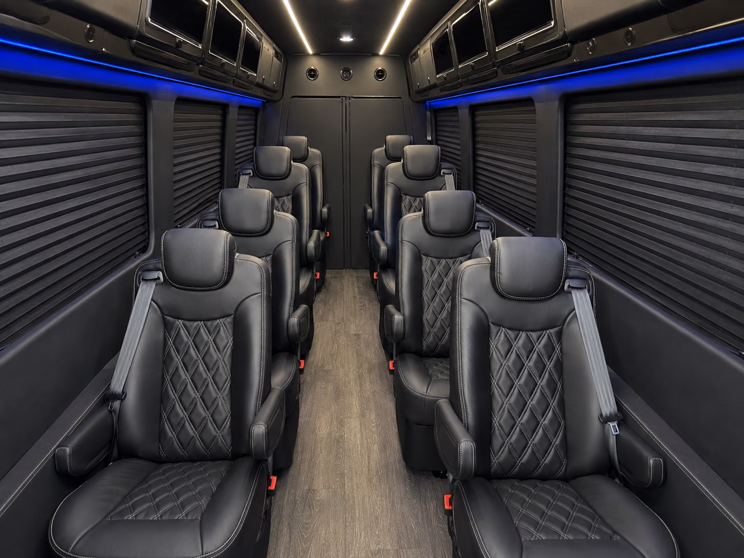 westminster 15 passenger sprinter van inside