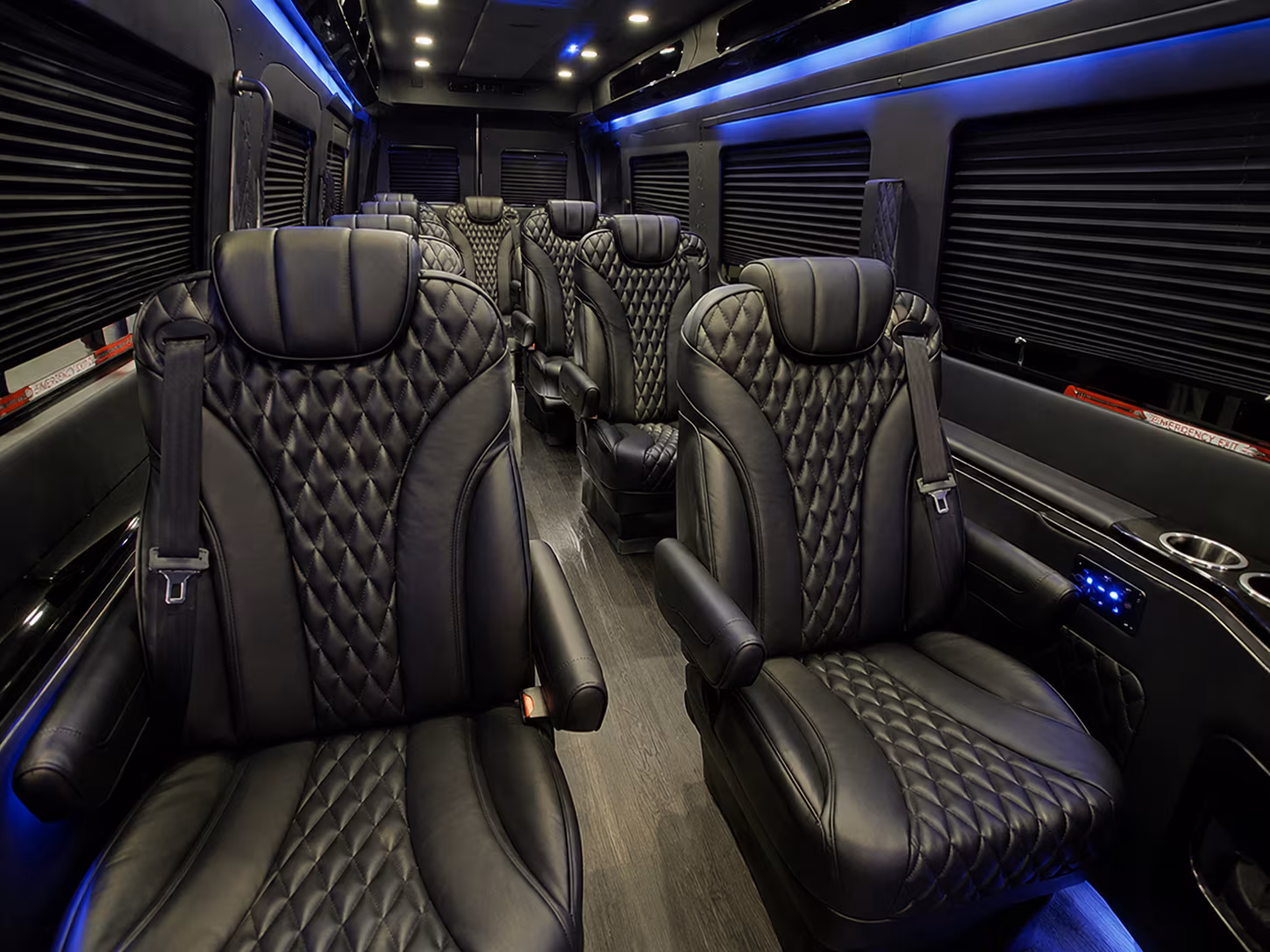 westminster 20 passenger sprinter van inside