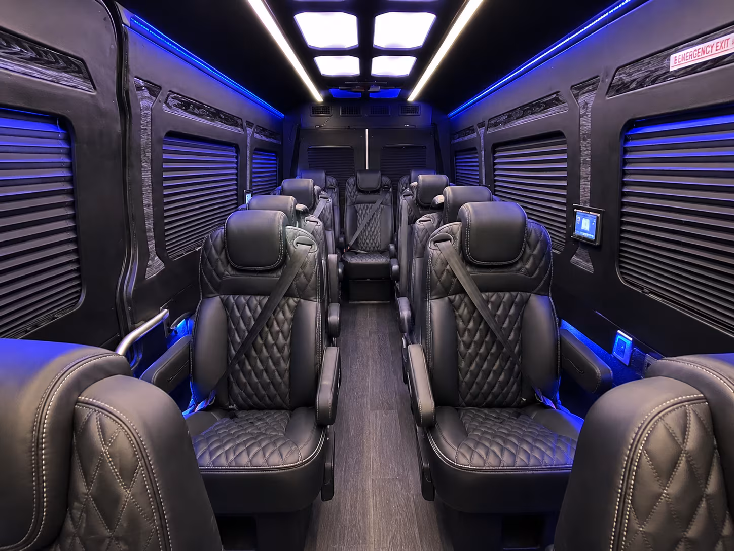 westminster 8 passenger sprinter van inside