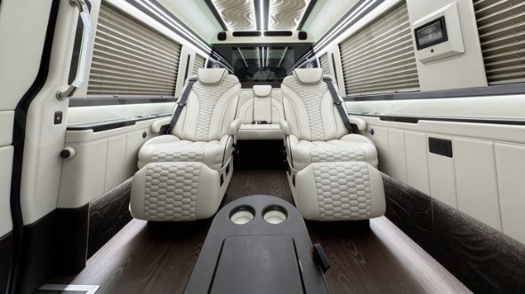 westminster 8 passenger sprinter van interior